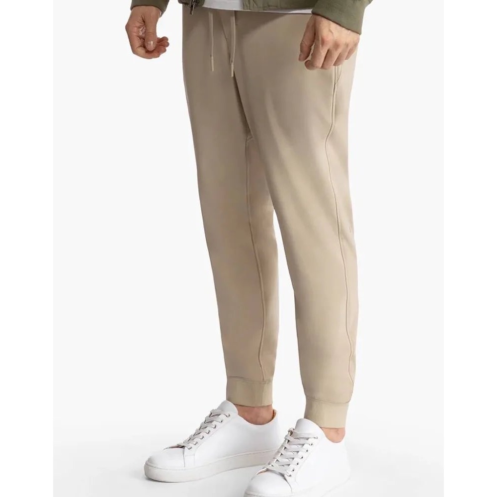NWOT Birddogs Boom For Your Boomstick Jogger Pants Mens XL Tan Stretch Lined
